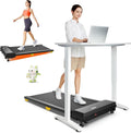 UREVO Tapis roulant da scrivania: uso sotto la scrivania, funzionamento silenzioso, inclinazione regolabile, con telecomando, 2.5HP