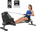 Vogatore – resistenza magnetica, funzionamento silenzioso, connettività Bluetooth, in alluminio, 130 kg, 16 Livelli, SPORTNOW
