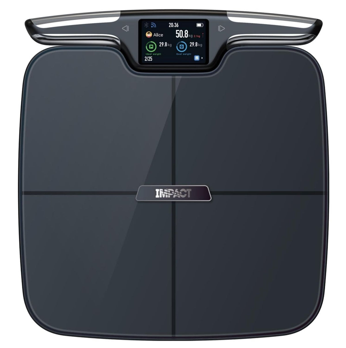Bilancia Pesapersone Digitale Smart Professionale: connettività Wi-Fi, connettività Bluetooth, uso professionale, 05kg