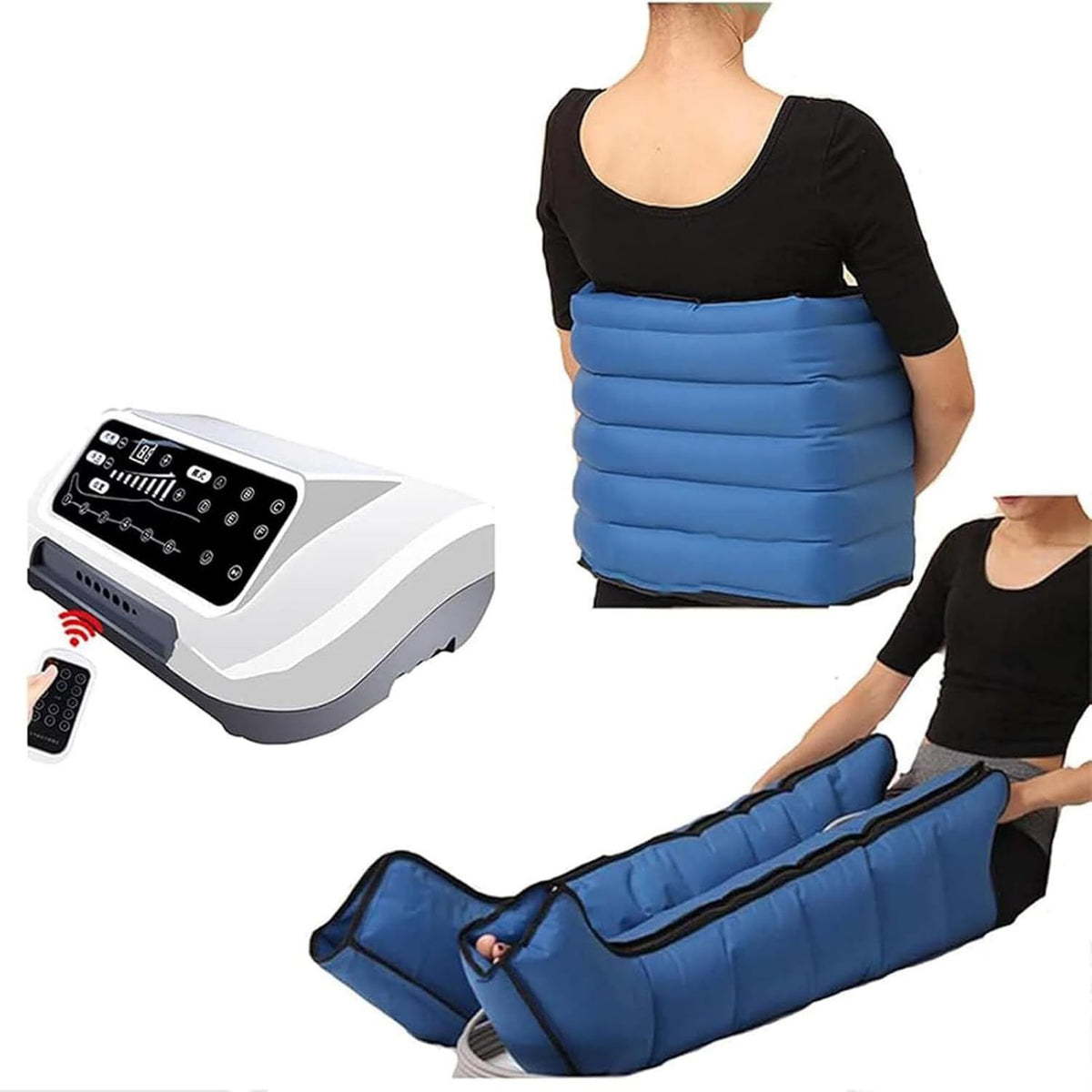 Stivali per pressoterapia – massaggio a compressione d'aria, allenamento total body