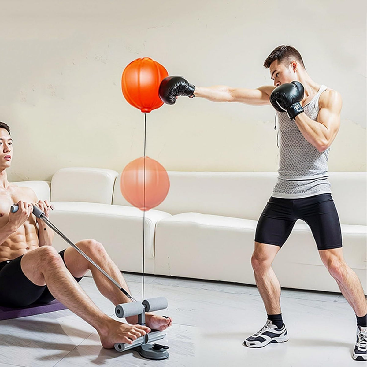 Sacco da boxe: da terra, regolabile