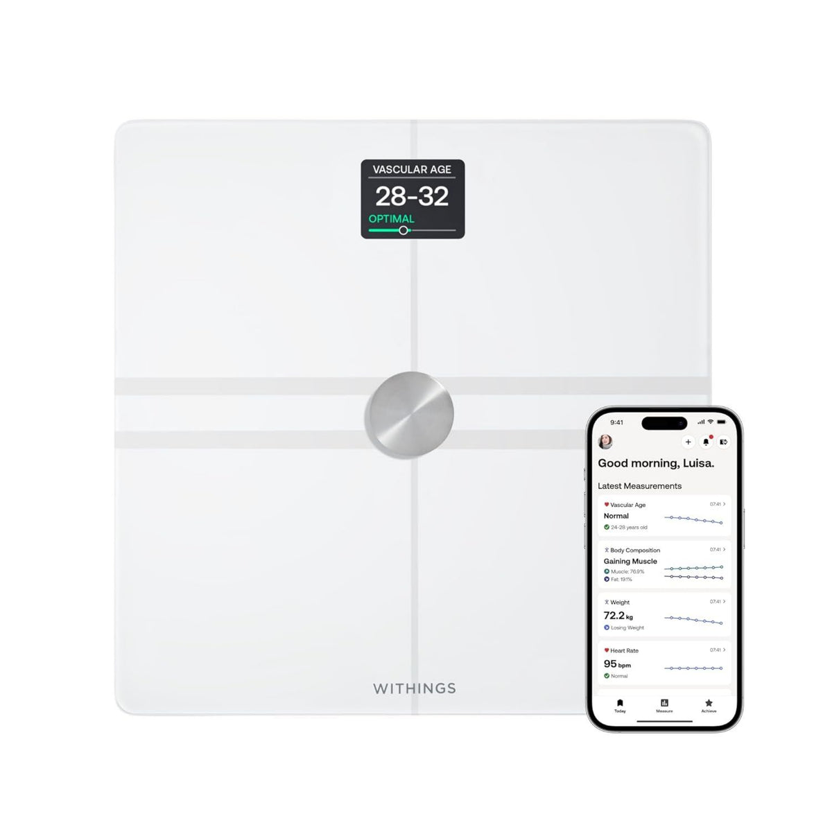 Body Comp - connettività Wi-Fi, bianco, WITHINGS