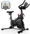 Superun Home Exercise Bike with Adjustable Magnetic Resistance: resistenza magnetica, regolabile, con display, uso professionale, 136 kg