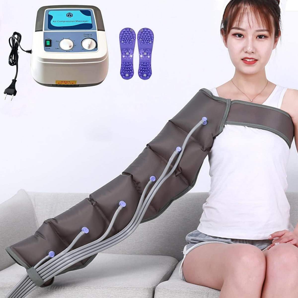 Stivali per pressoterapia - massaggio a compressione d'aria